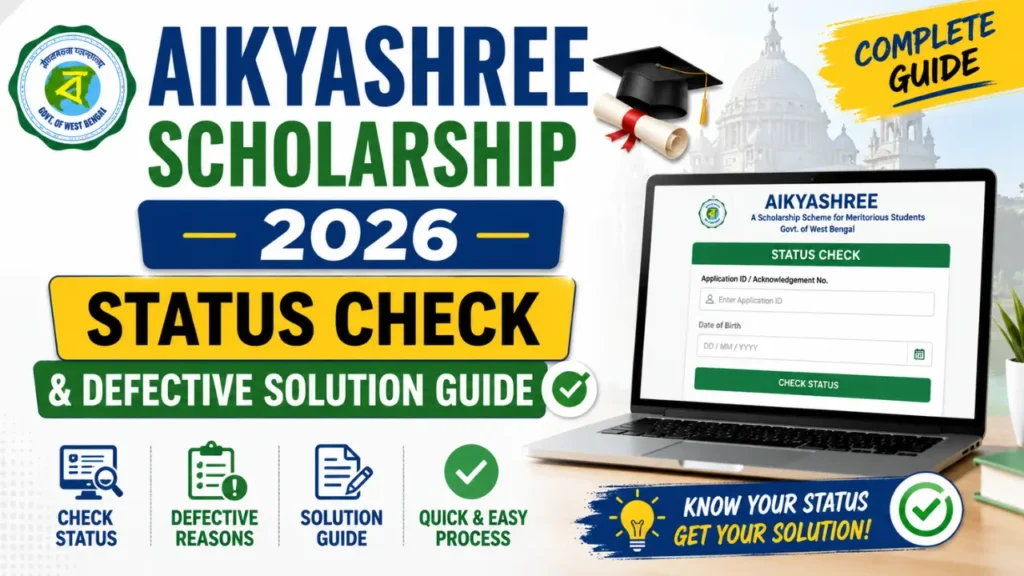 Aikyashree Scholarship 2026 Status Check