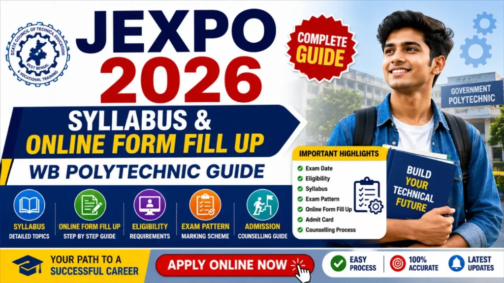 JEXPO 2026 Syllabus & Online Form Fill Up