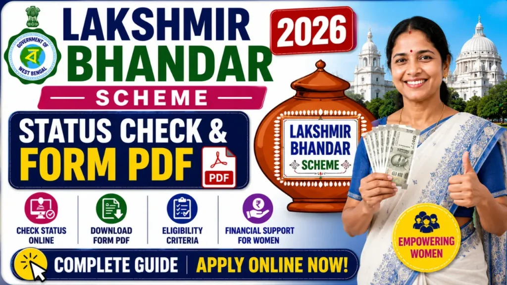 WB Social Security portal tracking dashboard for Lakshmir Bhandar Scheme 2026 status check and payment updates