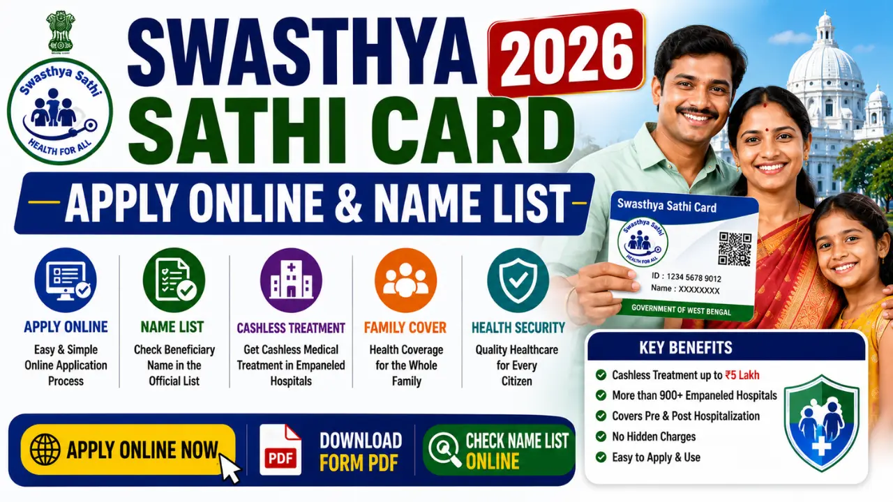 Swasthya Sathi Card 2026 Apply Online & Name List - BengalEduHub
