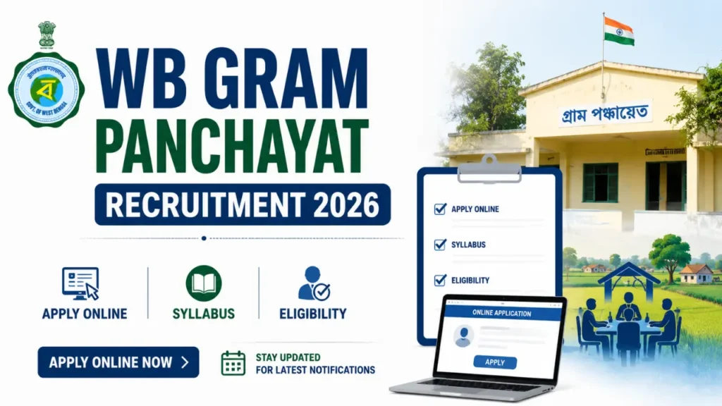 WB Gram Panchayat Recruitment 2026 official details for Karmee and Sahayak posts