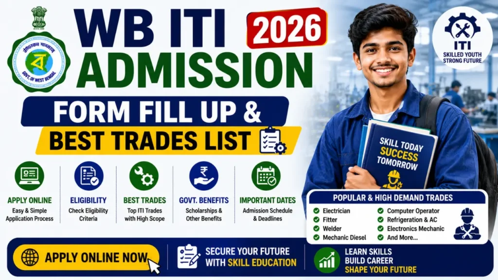 WB ITI Admission 2026 Form Fill Up