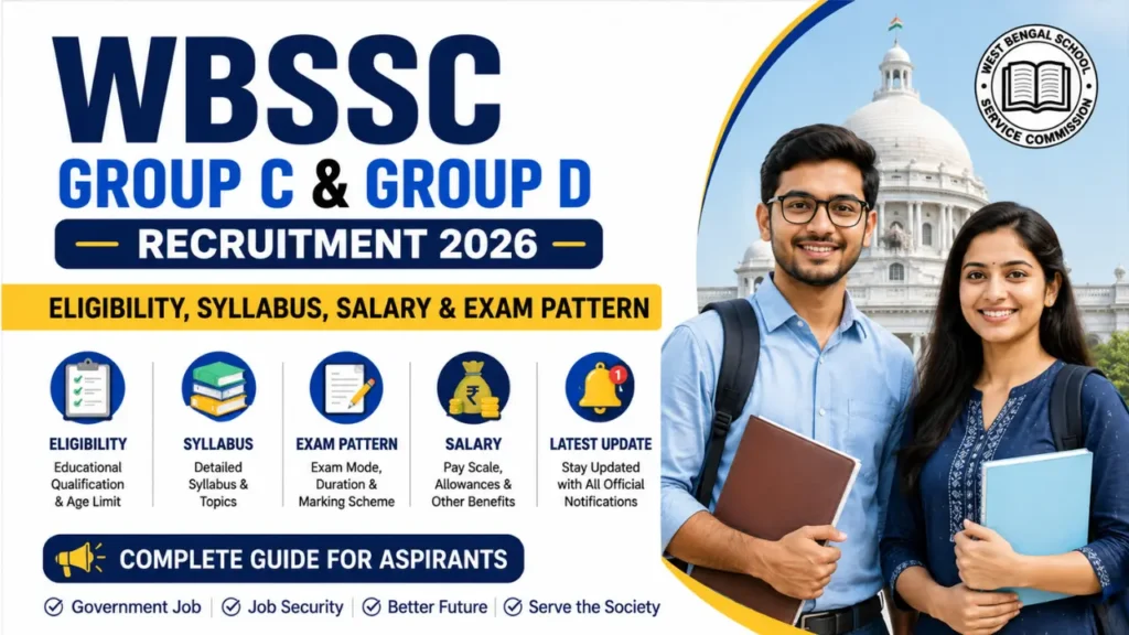 WBSSC Group C & Group D Recruitment 2026