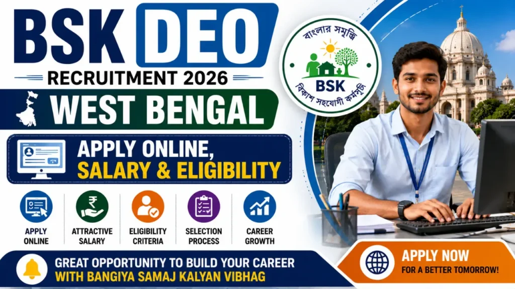 BSK DEO Recruitment 2026 West Bengal